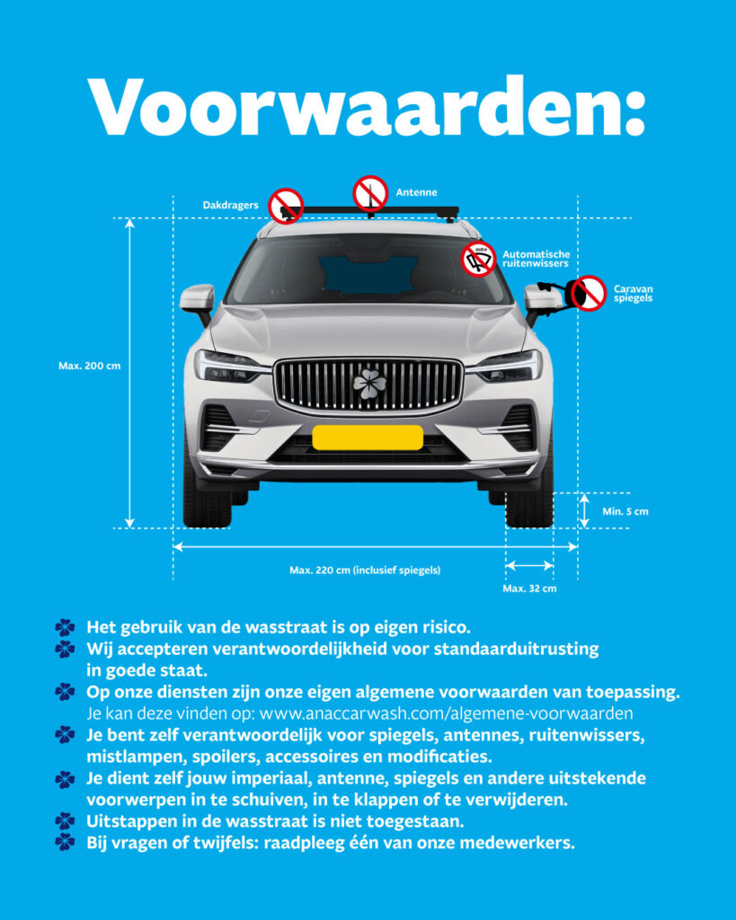 Voorwaarden carwash